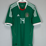 2011/13 MEXICO J.HERNANDEZ #14 HOME SHIRT (XL) ADIDAS