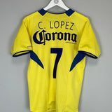 2005/06 CLUB AMERICA C.LOPEZ #7 HOME SHIRT (S) NIKE