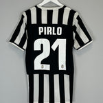 Shop 2013/14 JUVENTUS PIRLO #21 HOME SHIRT (M) NIKE, classic football shirts, vintage football shirts & retro soccer jerseys at Cult Kits
