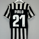 Shop 2013/14 JUVENTUS PIRLO #21 HOME SHIRT (M) NIKE, classic football shirts, vintage football shirts & retro soccer jerseys at Cult Kits