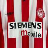 2002/03 OLYMPIAKOS HOME SHIRT (L) UMBRO