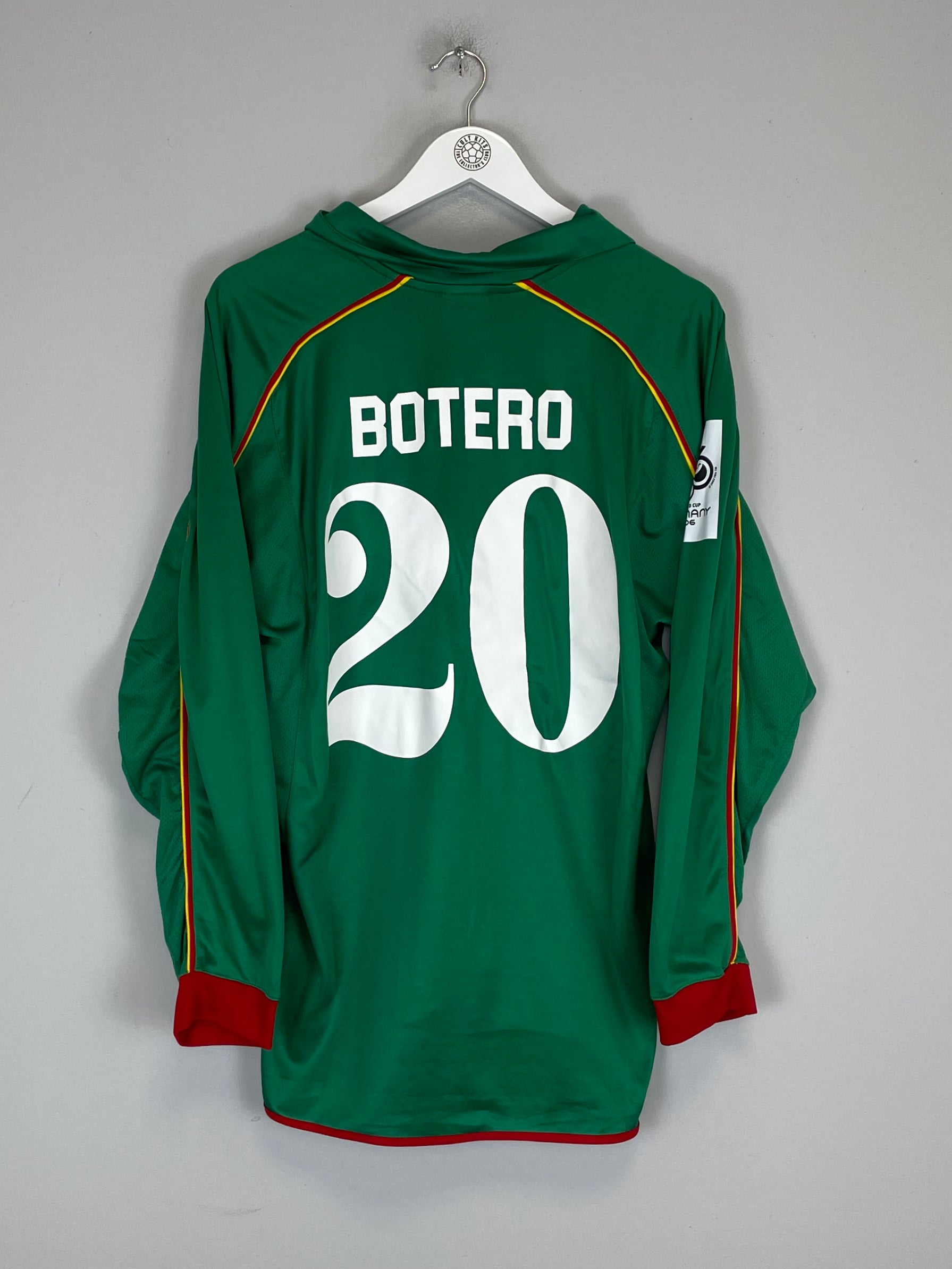 Shop 2004/06 BOLIVIA BOTERO #20 L/S HOME SHIRT (M) ATLETICA, classic football shirts, vintage football shirts & retro soccer jerseys at Cult Kits