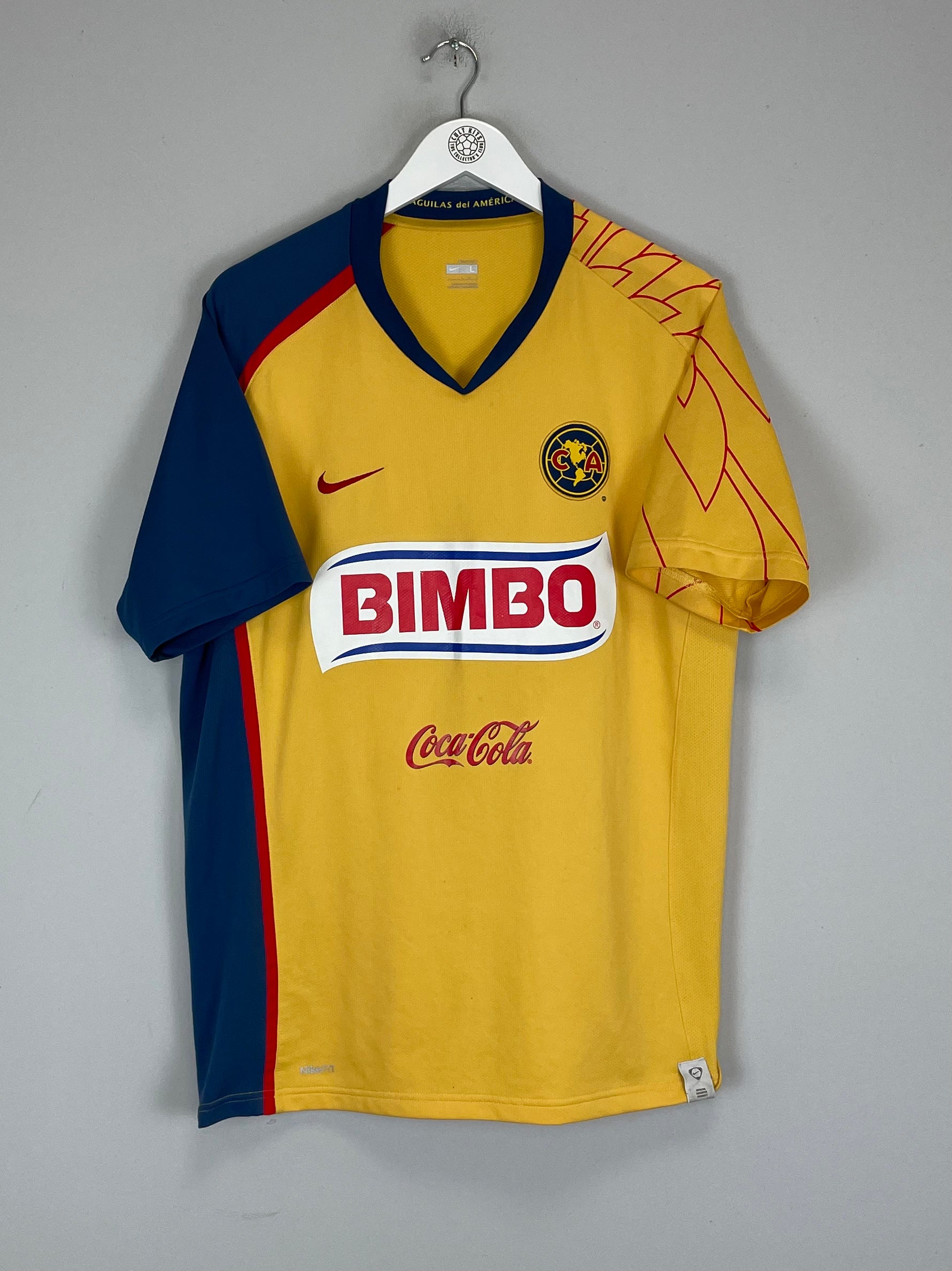 Shop 2007/08 CLUB AMERICA C.BLANCO #10 HOME SHIRT (L) NIKE, classic football shirts, vintage football shirts & retro soccer jerseys at Cult Kits