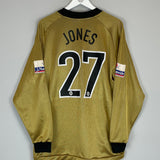 2004/05 EXETER CITY JONES #27 *MATCH WORN vs MANCHESTER UNITED* GK SHIRT (XL) SHO