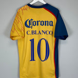 Shop 2007/08 CLUB AMERICA C.BLANCO #10 HOME SHIRT (L) NIKE, classic football shirts, vintage football shirts & retro soccer jerseys at Cult Kits