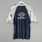 Shop 1994/96 UMBRO PRO TRAINING *BNWT* REVERSIBLE HEAVYWEIGHT TRAINING SHIRT (M), classic football shirts, vintage football shirts & retro soccer jerseys at Cult Kits