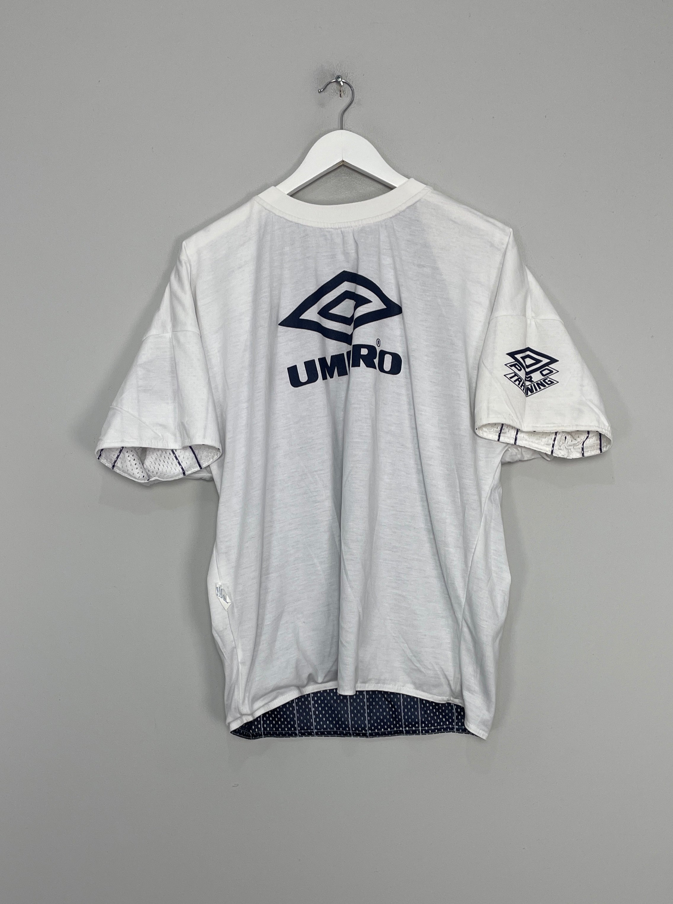 Vintage 90s umbro pro training short sleeve 2025 sweater