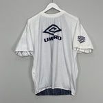 Shop 1994/96 UMBRO PRO TRAINING *BNWT* REVERSIBLE HEAVYWEIGHT TRAINING SHIRT (M), classic football shirts, vintage football shirts & retro soccer jerseys at Cult Kits