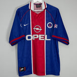 Shop 1996/98 PSG HOME SHIRT (XL) NIKE, classic football shirts, vintage football shirts & retro soccer jerseys at Cult Kits