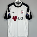 2009/10 FULHAM ZAMORA #25 *MATCH WORN vs MANCHESTER UNITED* HOME SHIRT (L) NIKE