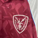 Shop 1992/93 POLIZIA FRONTIERA SCARPINI #3 HOME SHIRT (XL) GIACOMIN SPORT, classic football shirts, vintage football shirts & retro soccer jerseys at Cult Kits