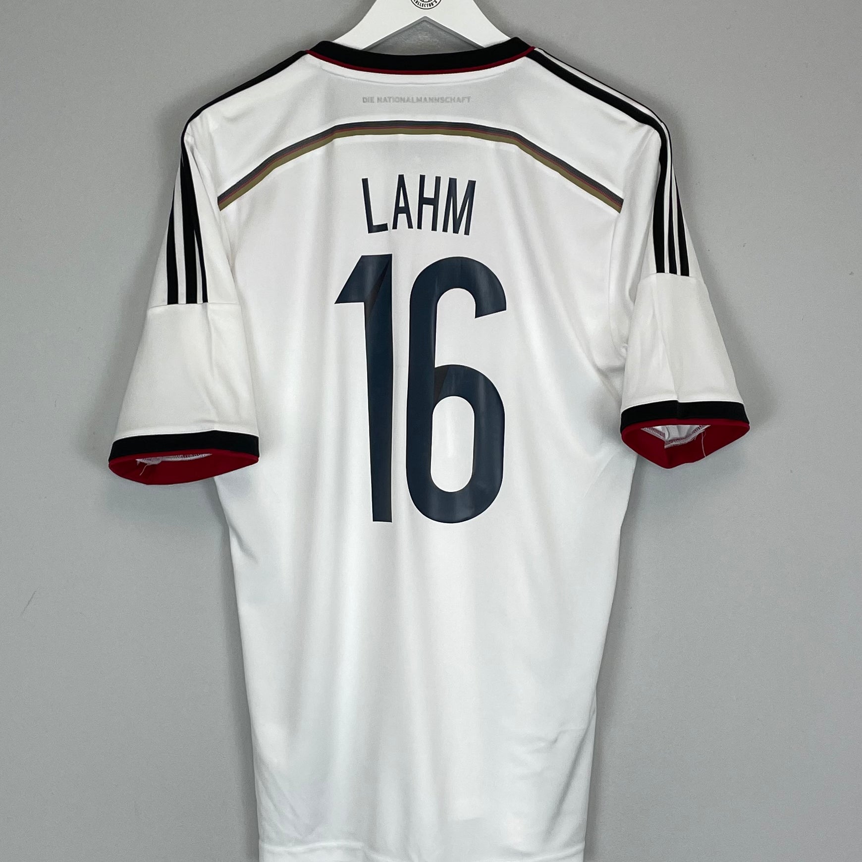 Shop 2014/15 GERMANY LAHM #16 HOME SHIRT (M) ADIDAS, classic football shirts, vintage football shirts & retro soccer jerseys at Cult Kits