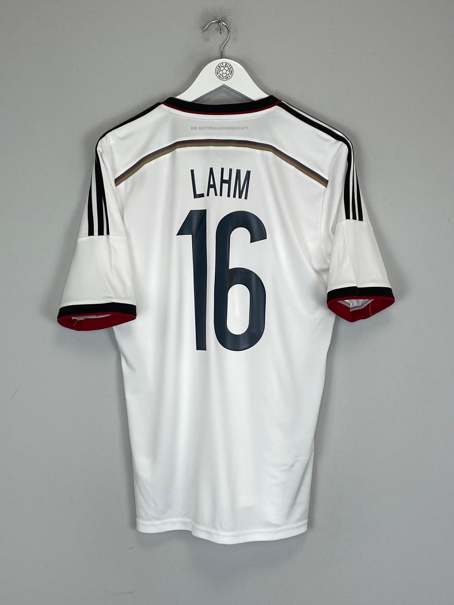 Shop 2014/15 GERMANY LAHM #16 HOME SHIRT (M) ADIDAS, classic football shirts, vintage football shirts & retro soccer jerseys at Cult Kits