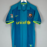 2007/09 BARCELONA RONALDINHO #10 AWAY SHIRT (M) NIKE