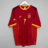 Shop 2002/04 SPAIN RAUL #7 HOME SHIRT (L) ADIDAS, classic football shirts, vintage football shirts & retro soccer jerseys at Cult Kits