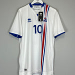 Shop 2016/18 ICELAND SIGURDSSON #10 *BNWT* AWAY SHIRT (XXL) ERREA, classic football shirts, vintage football shirts & retro soccer jerseys at Cult Kits