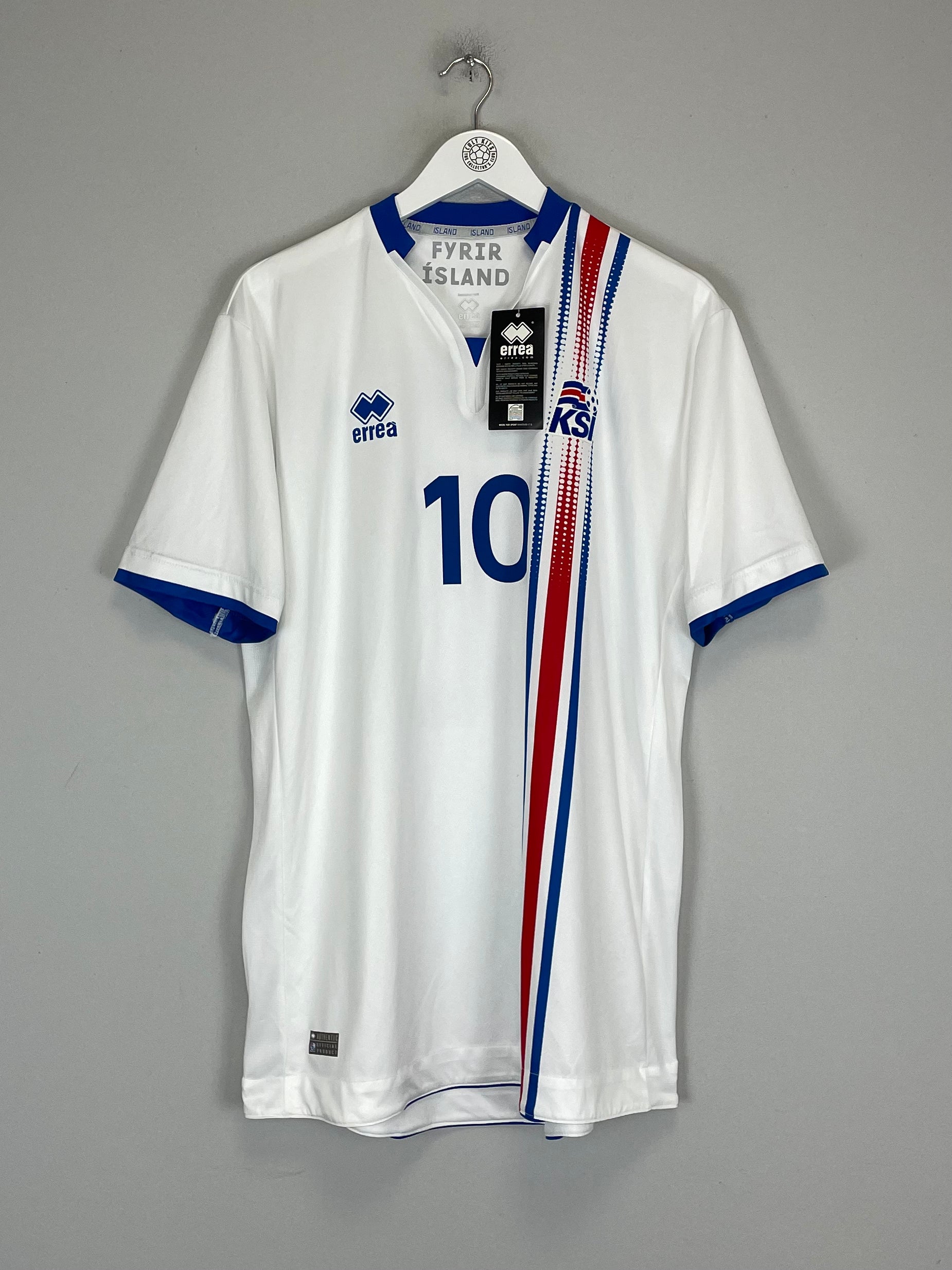 Shop 2016/18 ICELAND SIGURDSSON #10 *BNWT* AWAY SHIRT (XXL) ERREA, classic football shirts, vintage football shirts & retro soccer jerseys at Cult Kits