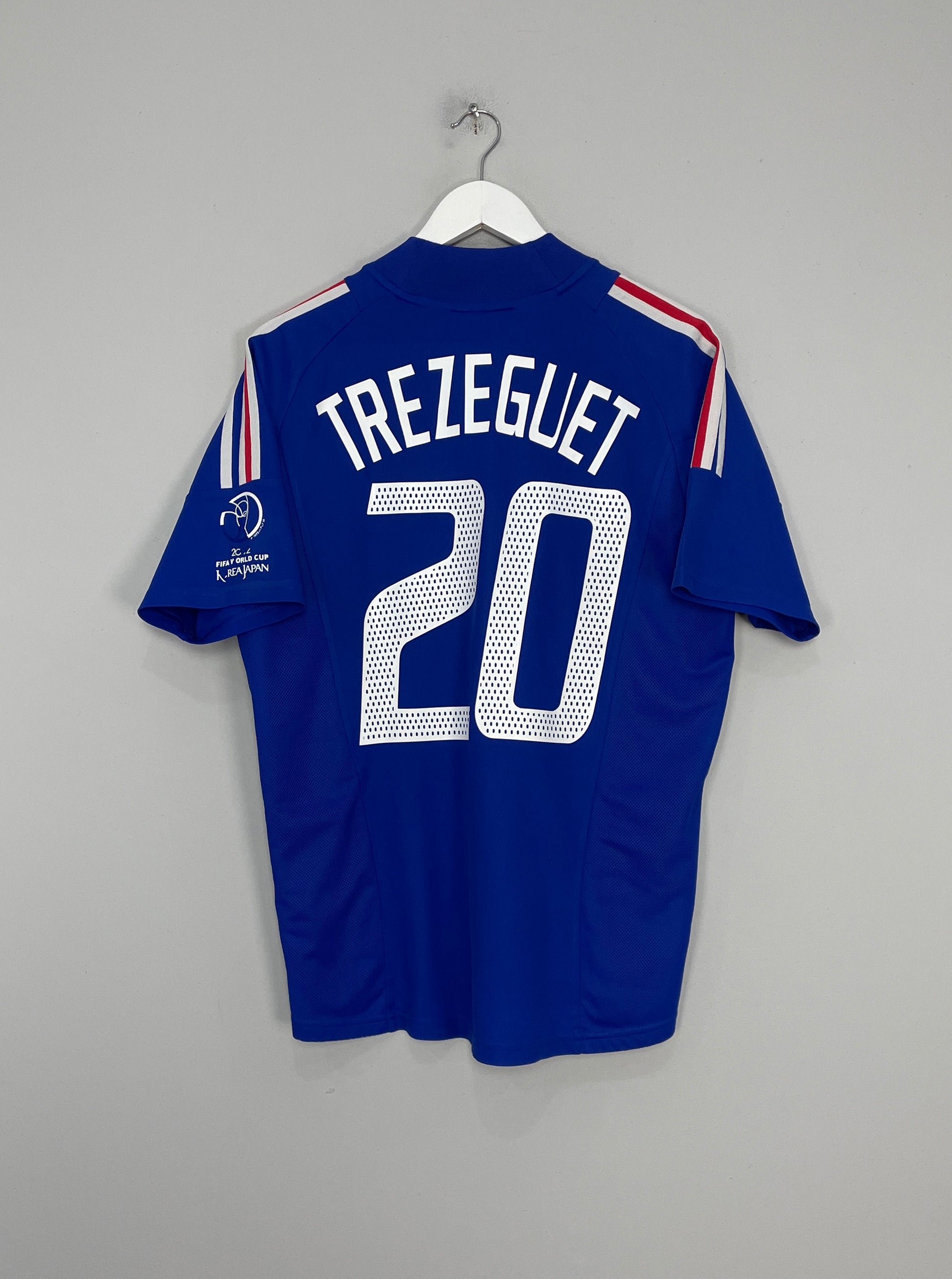 Image of the France Trezeguet shirt from the 2002/04 season