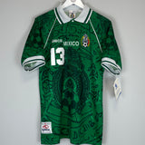 1999/00 MEXICO P.PARDO #13 *BNWT* HOME SHIRT (S) GARCIS