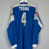 2004/05 LLEIDA TXEMA #4 *MATCH ISSUE + SIGNED* L/S HOME SHIRT (XL) JOMA