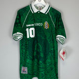 1999/00 MEXICO C.BLANCO #10 *BNWT* HOME SHIRT (M) GARCIS
