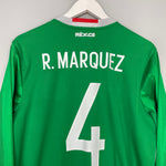 Shop 2016/17 MEXICO R.MARQUEZ #4 L/S HOME SHIRT (L) ADIDAS, classic football shirts, vintage football shirts & retro soccer jerseys at Cult Kits