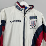 Shop 1998/00 ENGLAND TRACK JACKET (S) UMBRO, classic football shirts, vintage football shirts & retro soccer jerseys at Cult Kits