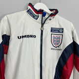 Shop 1998/00 ENGLAND TRACK JACKET (S) UMBRO, classic football shirts, vintage football shirts & retro soccer jerseys at Cult Kits
