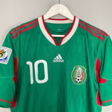 Shop 2010/11 MEXICO C.BLANCO #10 *PLAYER ISSUE* HOME SHIRT (L) ADIDAS, classic football shirts, vintage football shirts & retro soccer jerseys at Cult Kits