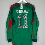 2022/23 MEXICO S.GIMENEZ #11 *BNWT* L/S HOME SHIRT (M) ADIDAS
