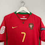Shop 2008/10 PORTUGAL C.RONALDO #7 HOME SHIRT (XL.KIDS) NIKE, classic football shirts, vintage football shirts & retro soccer jerseys at Cult Kits