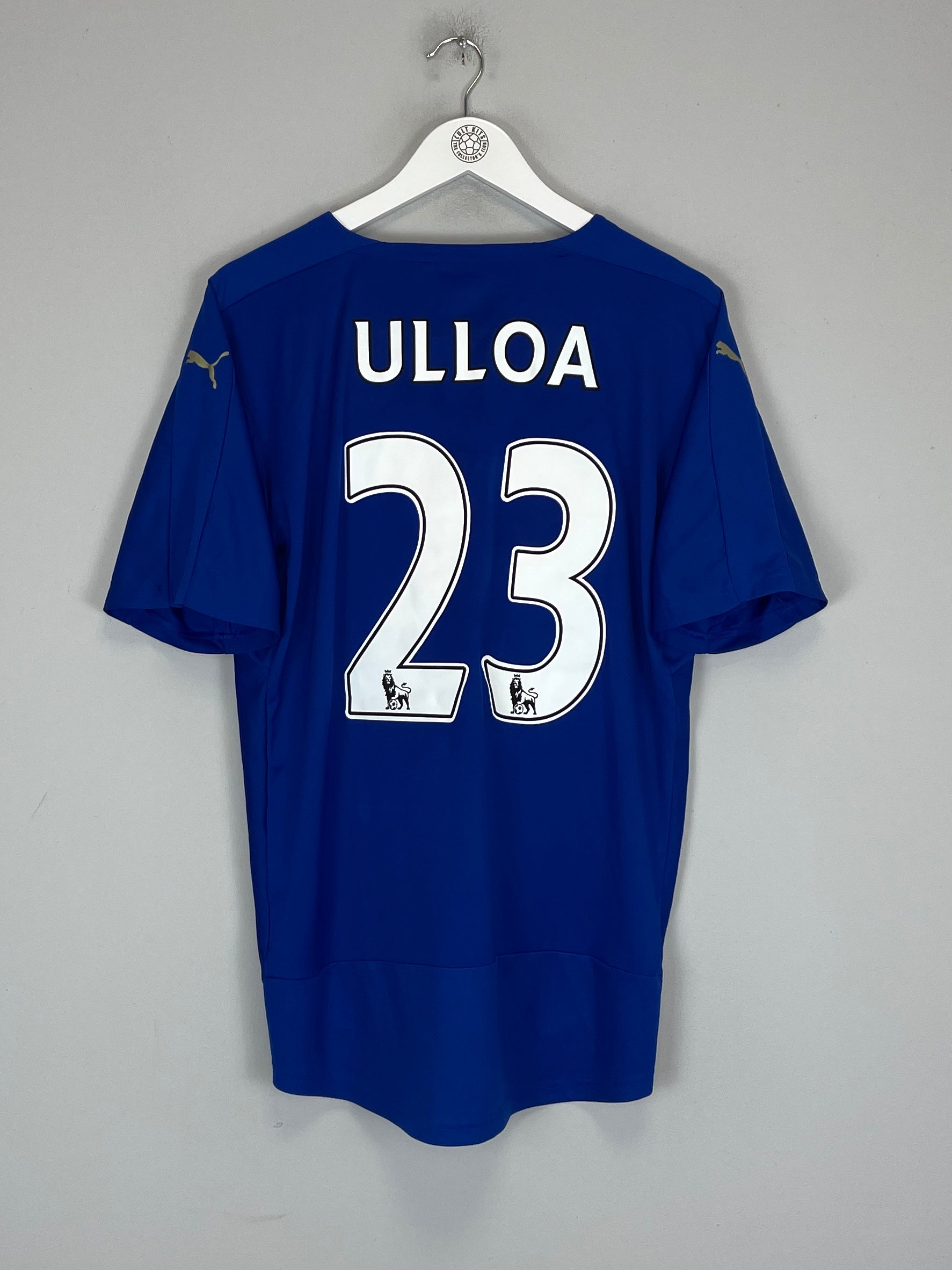 Shop 2015/16 LEICESTER CITY ULLOA #23 HOME SHIRT (L) PUMA, classic football shirts, vintage football shirts & retro soccer jerseys at Cult Kits