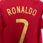 Shop 2008/10 PORTUGAL C.RONALDO #7 HOME SHIRT (XL.KIDS) NIKE, classic football shirts, vintage football shirts & retro soccer jerseys at Cult Kits
