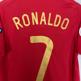 Shop 2008/10 PORTUGAL C.RONALDO #7 HOME SHIRT (XL.KIDS) NIKE, classic football shirts, vintage football shirts & retro soccer jerseys at Cult Kits