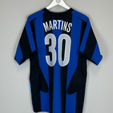 2004/05 INTER MILAN MARTINS #30 HOME SHIRT (L) NIKE
