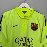 Shop 2014/15 BARCELONA MESSI #10 C/L THIRD SHIRT (XL) NIKE, classic football shirts, vintage football shirts & retro soccer jerseys at Cult Kits