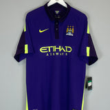 2014/15 MANCHESTER CITY TOURE YAYA #42 *BNWT* THIRD SHIRT (XL) NIKE