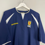Shop 2003/05 SCOTLAND HOME SHIRT (XL) DIADORA, classic football shirts, vintage football shirts & retro soccer jerseys at Cult Kits