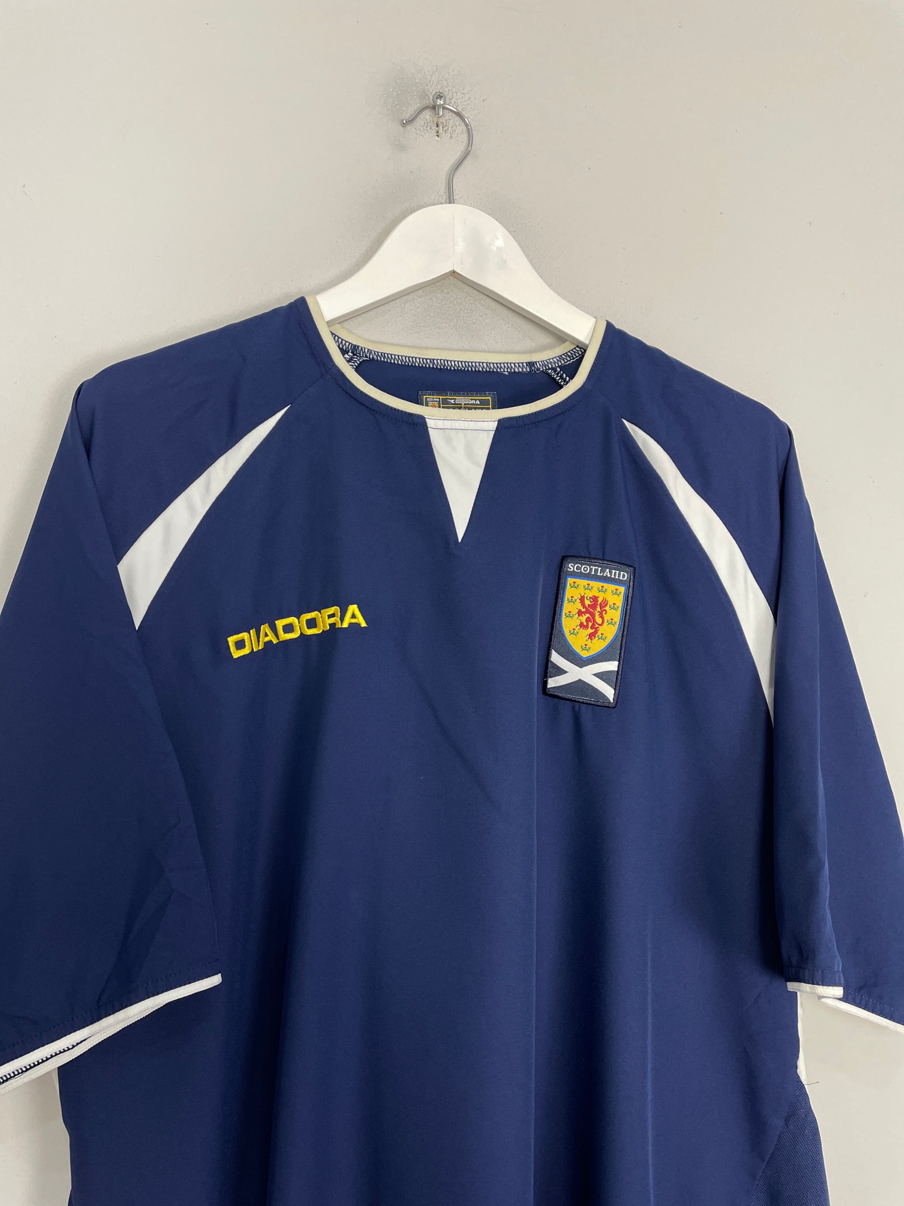 Shop 2003/05 SCOTLAND HOME SHIRT (XL) DIADORA, classic football shirts, vintage football shirts & retro soccer jerseys at Cult Kits