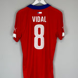 2014/15 CHILE VIDAL #8 HOME SHIRT (M) PUMA