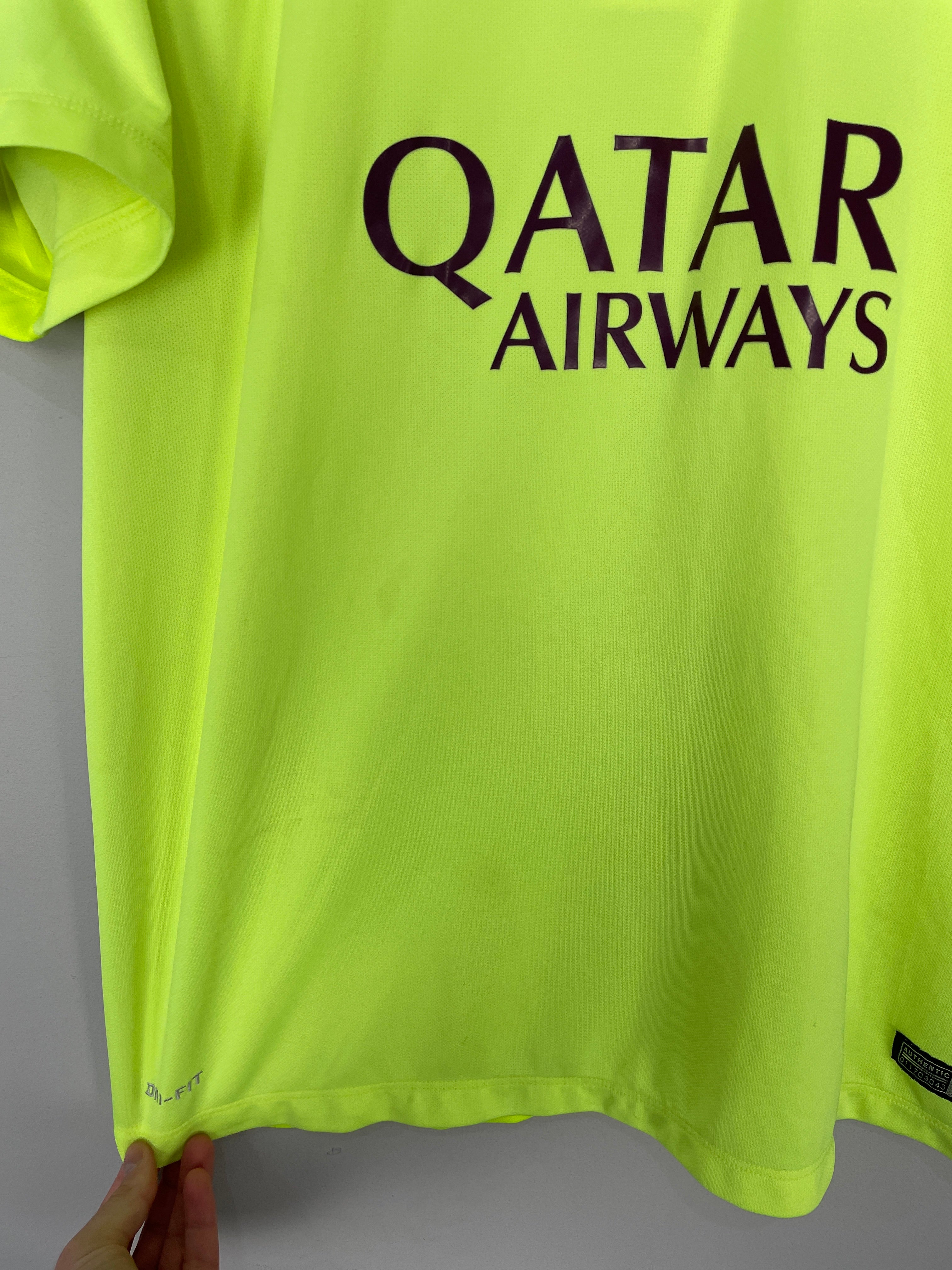 Shop 2014/15 BARCELONA MESSI #10 C/L THIRD SHIRT (XL) NIKE, classic football shirts, vintage football shirts & retro soccer jerseys at Cult Kits