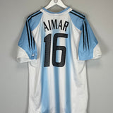 2004/05 ARGENTINA AIMAR #16 HOME SHIRT (XL) ADIDAS