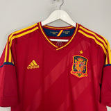 Shop 2011/12 SPAIN A.INIESTA #6 HOME SHIRT (L) ADIDAS, classic football shirts, vintage football shirts & retro soccer jerseys at Cult Kits