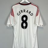 2010/11 LIVERPOOL GERRARD #8 AWAY SHIRT (XL) ADIDAS