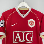 Shop 2006/07 MANCHESTER UNITED RONALDO #7 C/L HOME SHIRT (S) NIKE, classic football shirts, vintage football shirts & retro soccer jerseys at Cult Kits