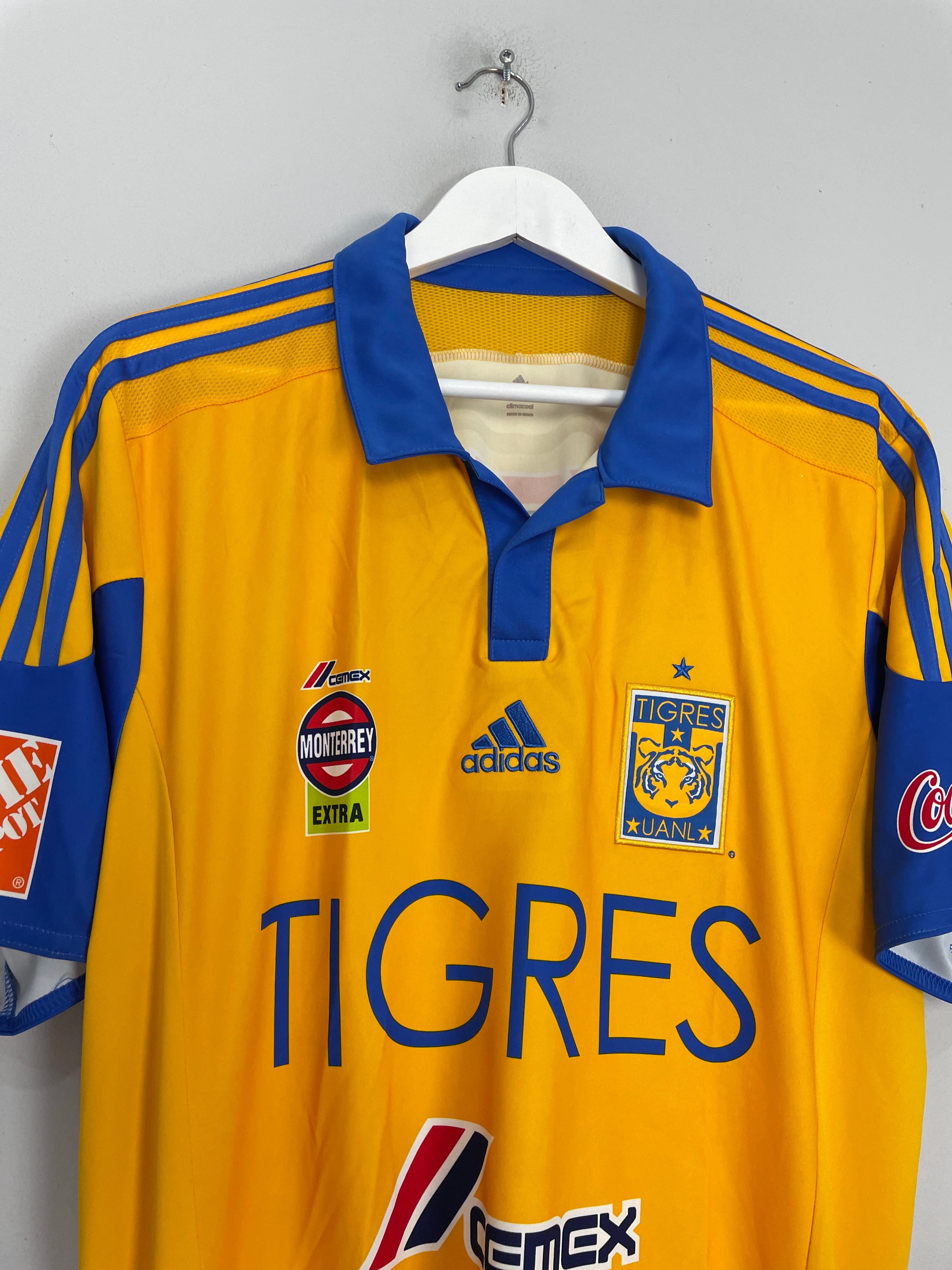 Shop 2015/16 TIGRES HOME SHIRT (XL) ADIDAS, classic football shirts, vintage football shirts & retro soccer jerseys at Cult Kits