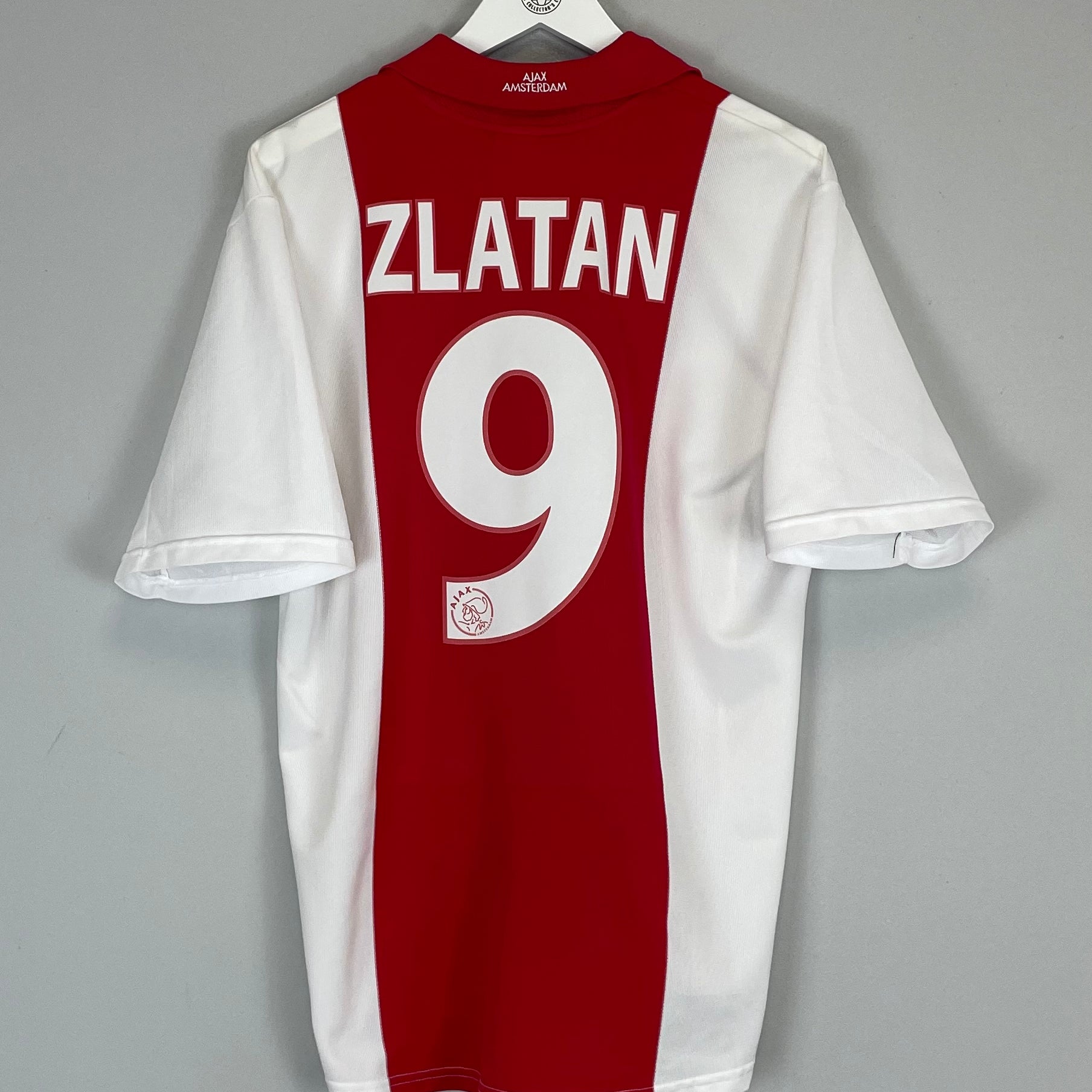 Shop 2001/02 AJAX ZLATAN #9 HOME SHIRT (L) ADIDAS, classic football shirts, vintage football shirts & retro soccer jerseys at Cult Kits