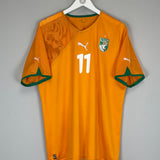 2010/11 IVORY COAST DROGBA #11 HOME SHIRT (XL) PUMA