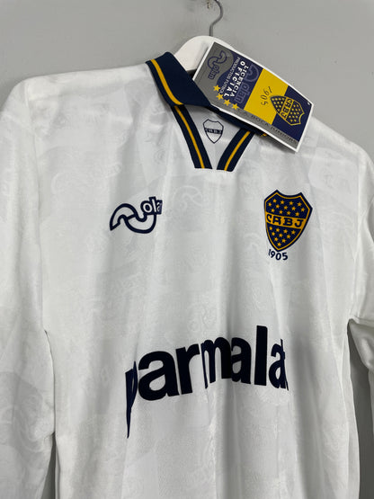 1995 BOCA JUNIORS #10 (MARADONA) *BNWT* L/S AWAY SHIRT (S) OLAN