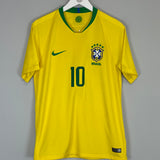 2018/19 BRAZIL RONALDINHO #10 HOME SHIRT (M) NIKE